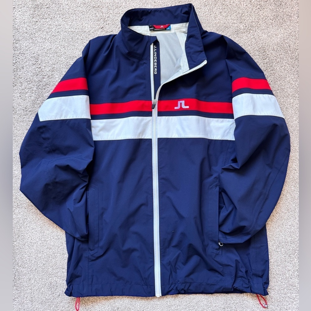 Mens J.Lindeberg Swing Waterproof Golf Jacket Size XL Like New
